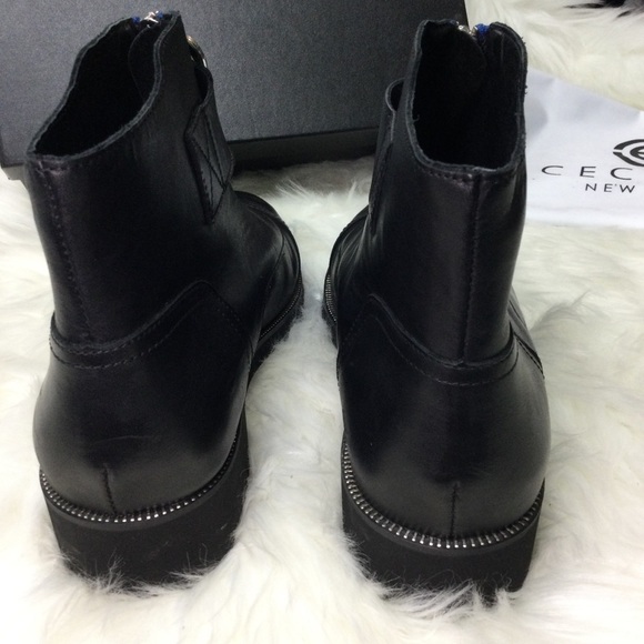 Cecelia New York Tillery Combat Bootie Black/UltraMarine - Size 9 - New In Box - Picture 5 of 12